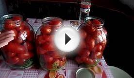 Консервированные помидоры сладкие. Рецепт заготовки на зиму